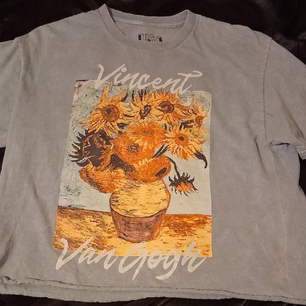 Vincent Van Gogh Sunflower Graphic Tee